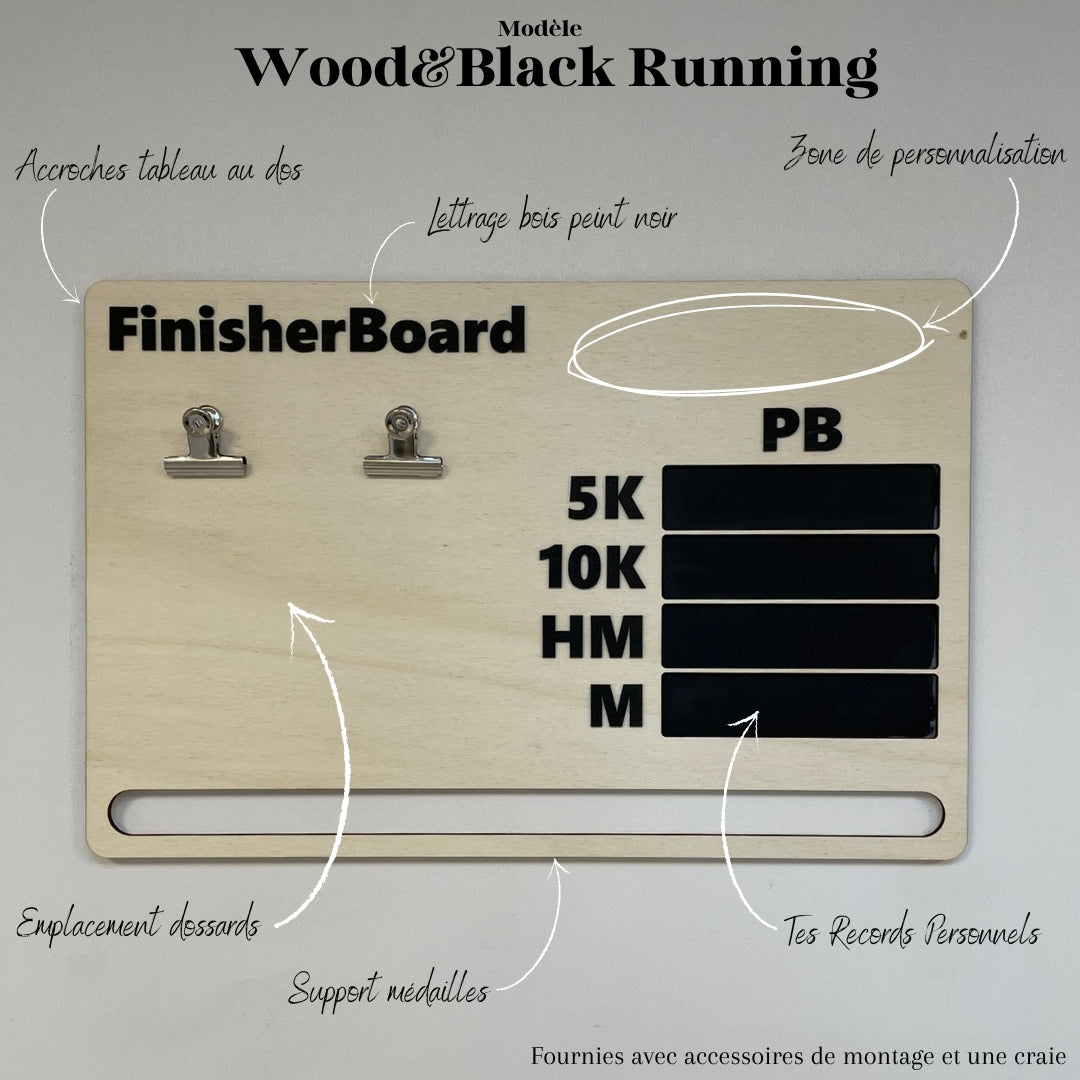 FinisherBoard Wood&Black