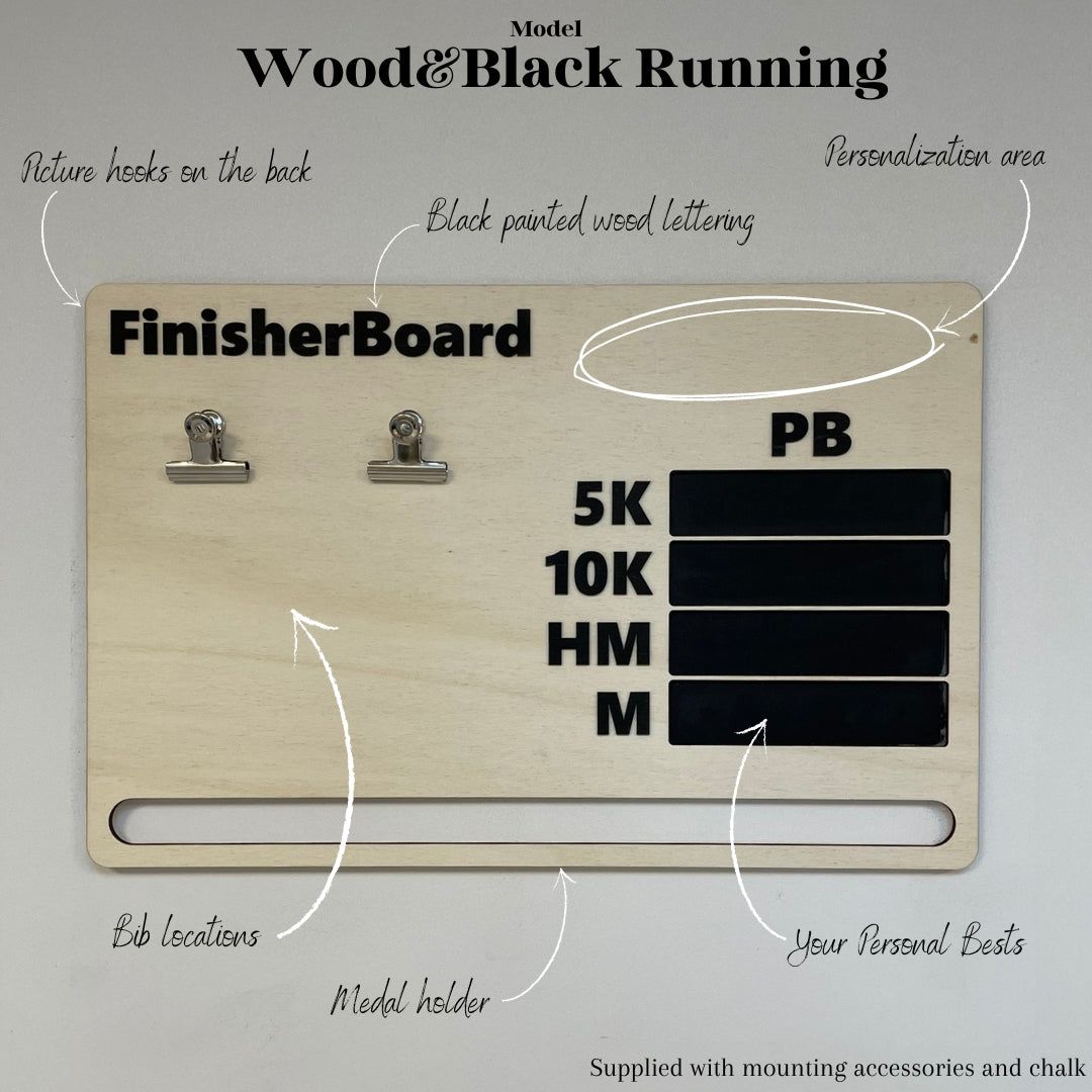 FinisherBoard Wood&Black