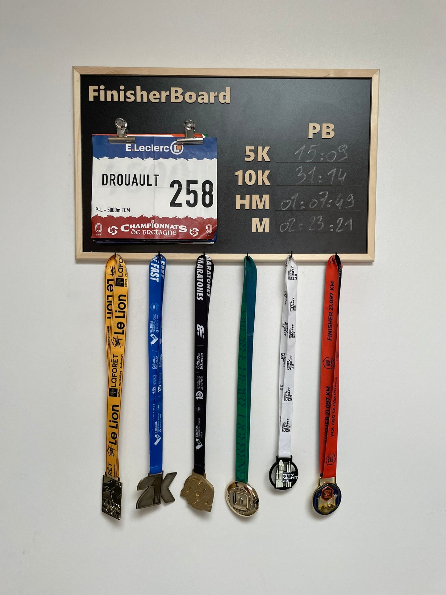 FinisherBoard Black&Wood
