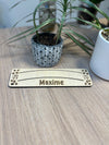 Support jeu de cartes en bois - Cadeau original fait main