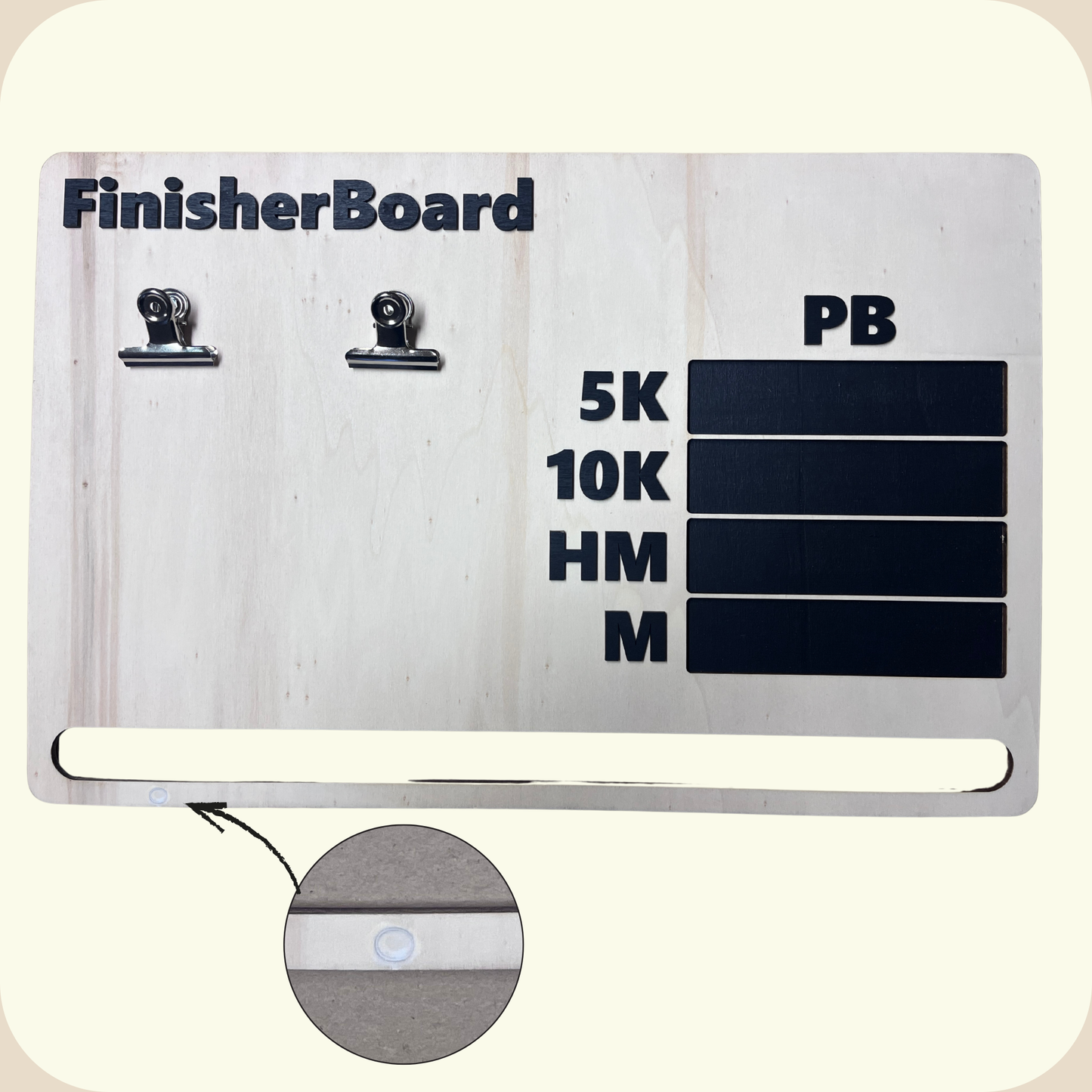 FinisherBoard Wood&Black - Défaut