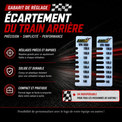 Gabarit réglage - karting