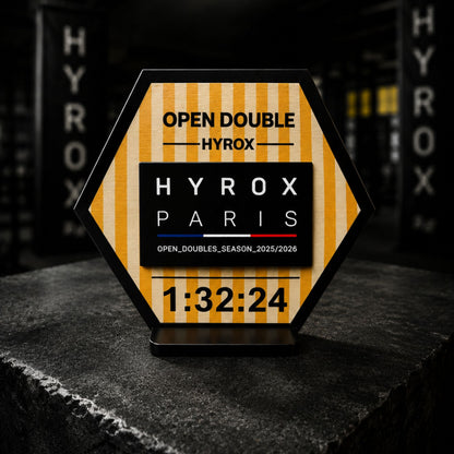 Support HYROX bois avec socle inclus - Atelier de Soan